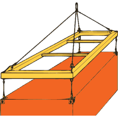 Container Lifting Beam Type and container