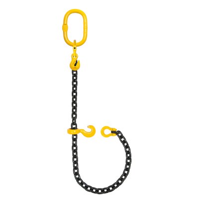 Choker chain sling 1-leg with grab hook, grade 80 