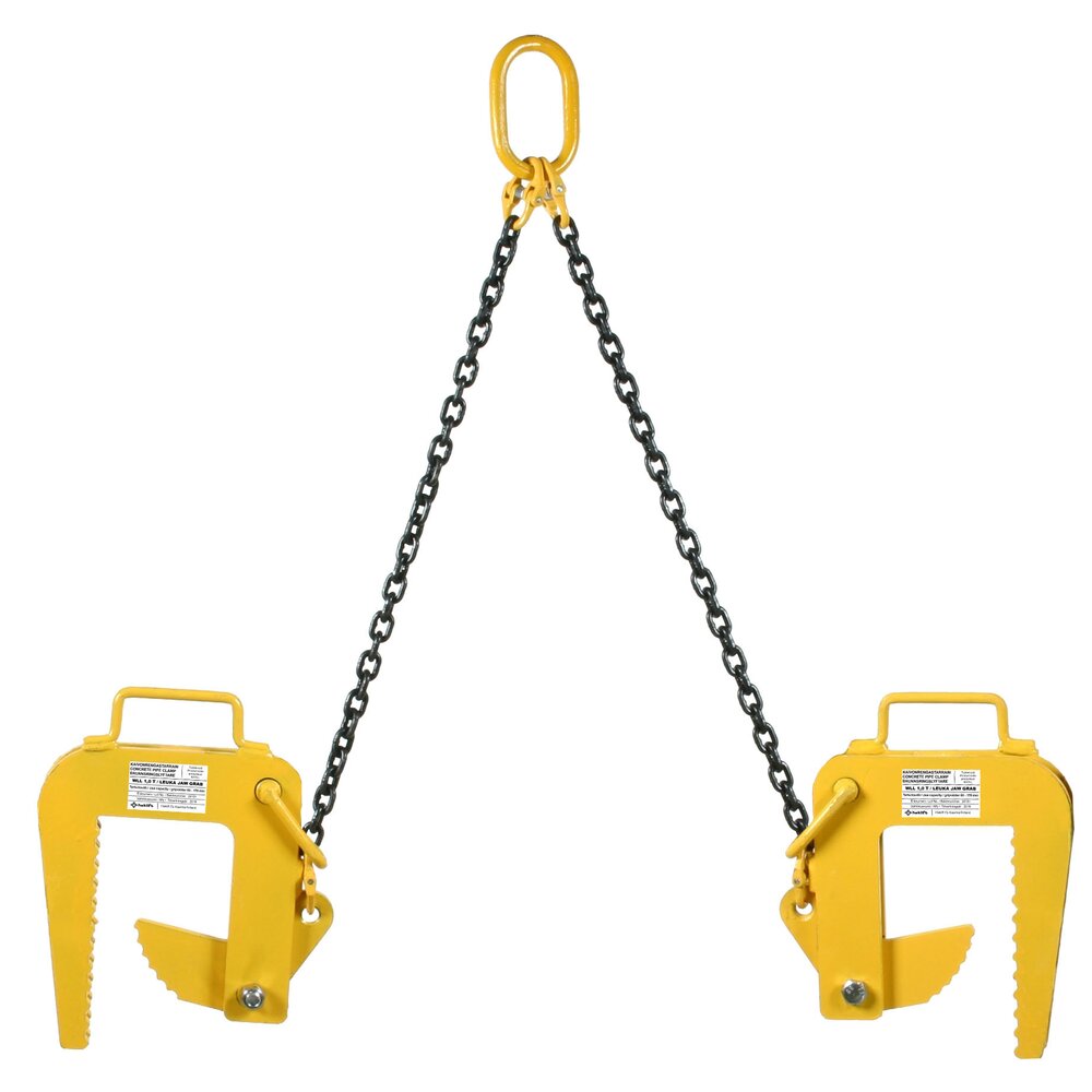 Concrete pipe clamp slings
