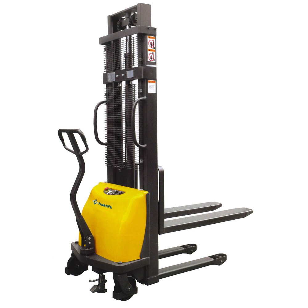 Pushable electric stacking trucks