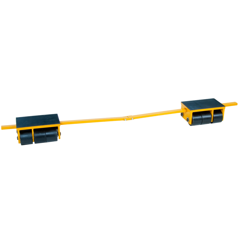 Cargo trolleys with adjustable bars