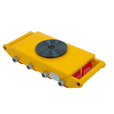 Transportavimo vežimėlis pasukamu pagrindu