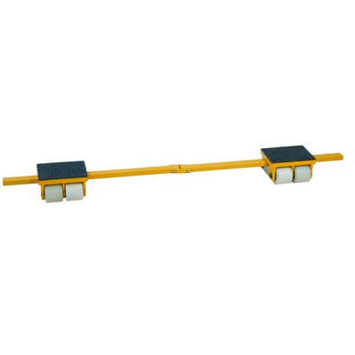 Cargo trolleys with adjustable bars