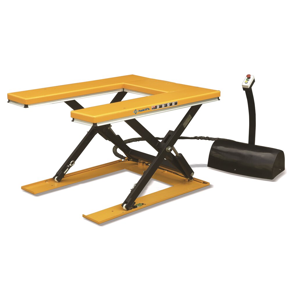 U-shaped lifting tables / working platforms