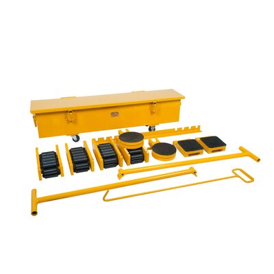 Cargo trolley sets with steel rolls