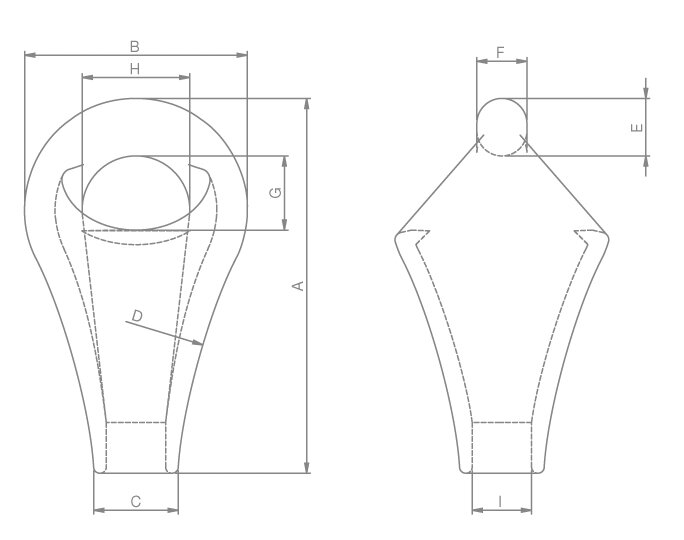 Rope Pear Socket Nemag, quick release link | Certex Lietuva