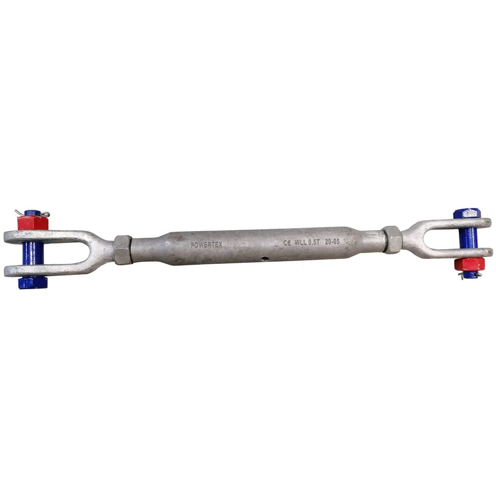 POWERTEX PRSJ turnbuckle is delievered complete with self-locking nuts