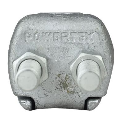 POWERTEX stamping on the wire rope grip