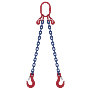 Two leg chain sling with SHC latch hooks