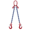 Powertex Two-Leg Chain Sling with Latch Hooks for Heavy Lifting