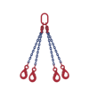 Powertex Four-Leg Chain Sling with Safety Hooks for Heavy Lifting