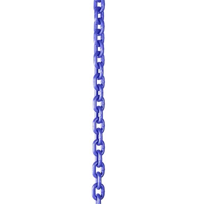 Blue painted Powertex chain short link PSL Grade 10