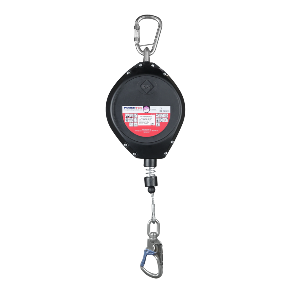 Kritimo sulaikymo blokas (su plieno lynu) – POWERTEX FBC
