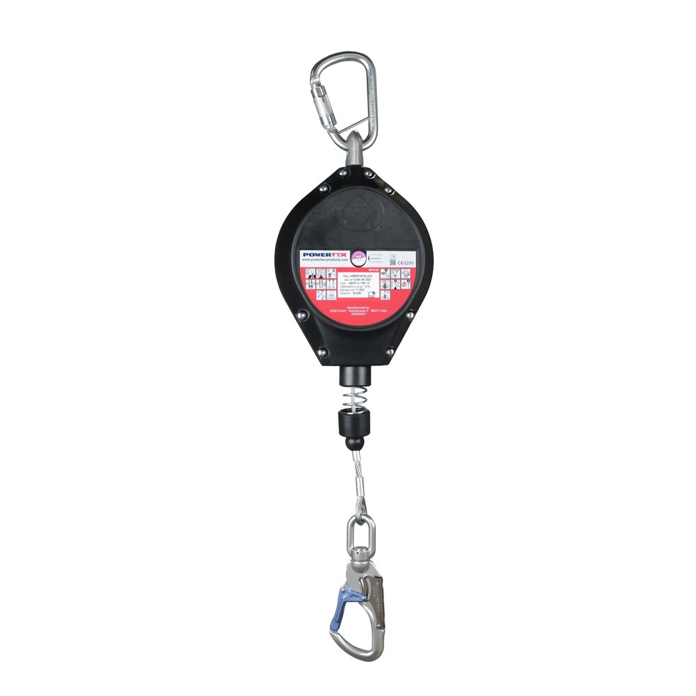 Kritimo sulaikymo blokas (su plieno lynu) – POWERTEX FBC