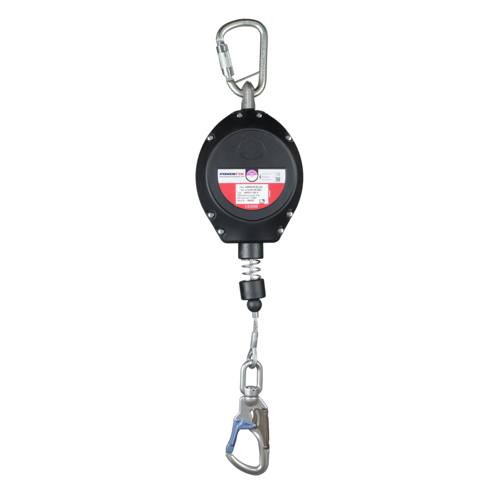 Kritimo sulaikymo blokas (su plieno lynu) – POWERTEX FBC