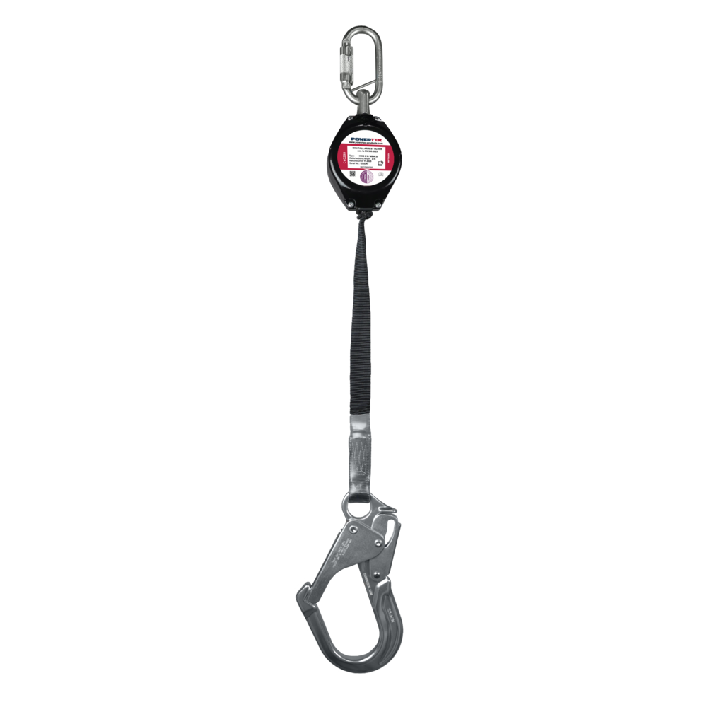 Mini Fall Arrest Block with Webbing - POWERTEX MBW25 