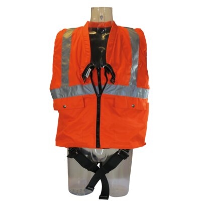 Orange vest på ARG 40 B Click for