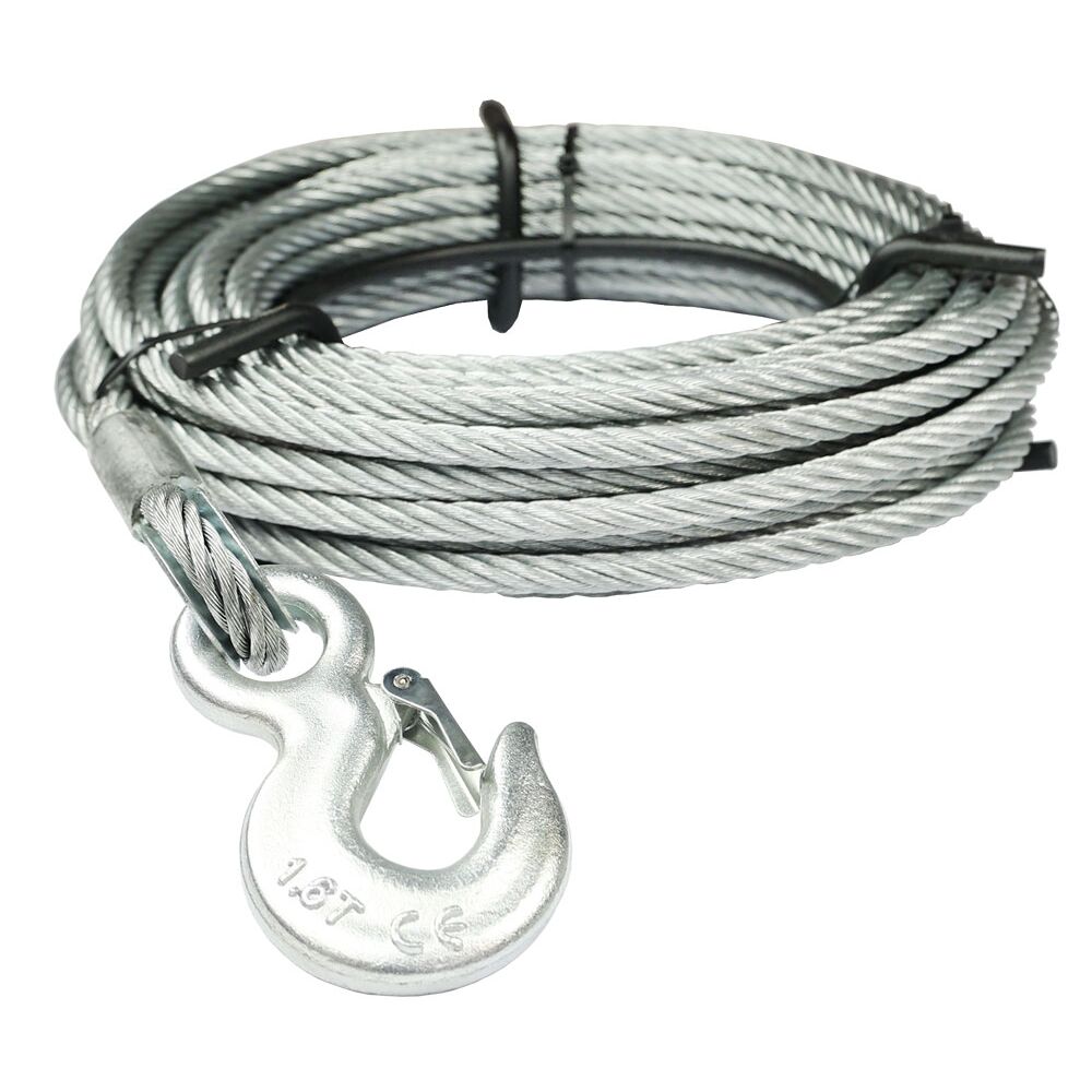 Steel wire rope in a reel
