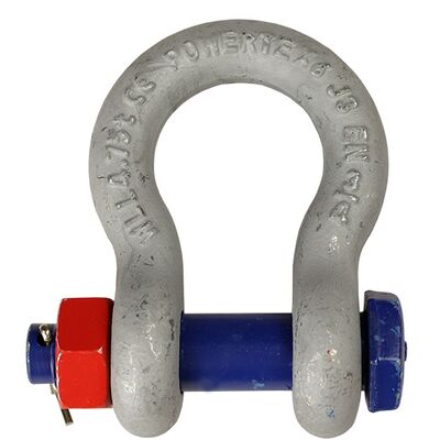 The POWERTEX PBSB Bow shackle is made out of Grade 6 forged alloy steel.