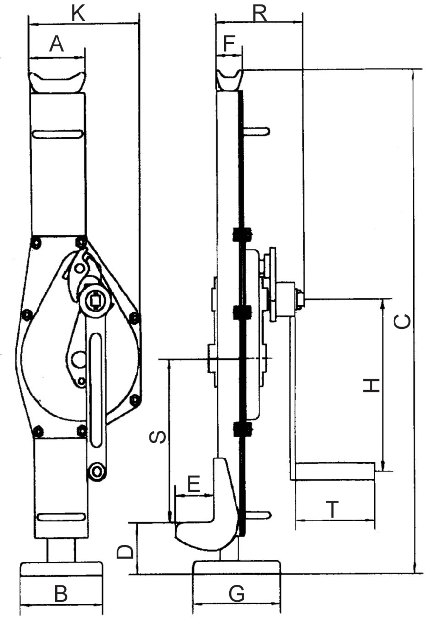 Mechaninis domkratas POWERTEX
