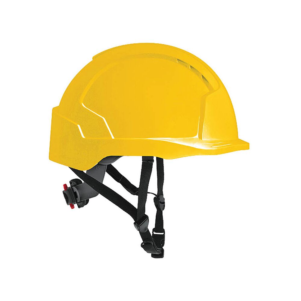 A lightweight industrial safety helmet EVO LITE High For work at height.