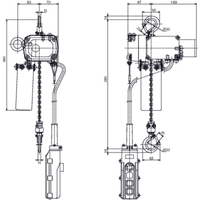 Electric Chain Hoist Elephant BETA