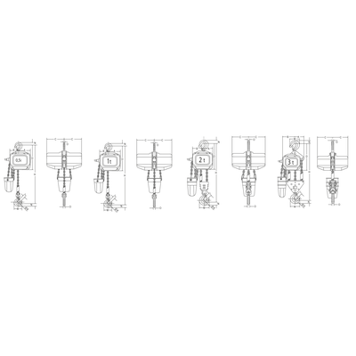 Electric Chain Hoist Elephant FBH 400 V 2 speed