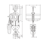 Electric Chain Hoist Elephant FBH 400 V 2 speed