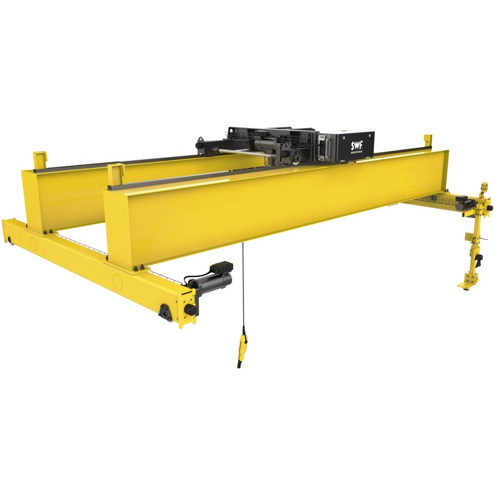 Crane components for loads up to 80 tons. A complete crane in an all-round carefree package.