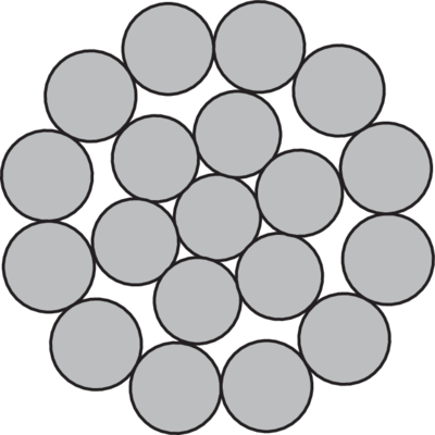 Steel wire rope - 1x19