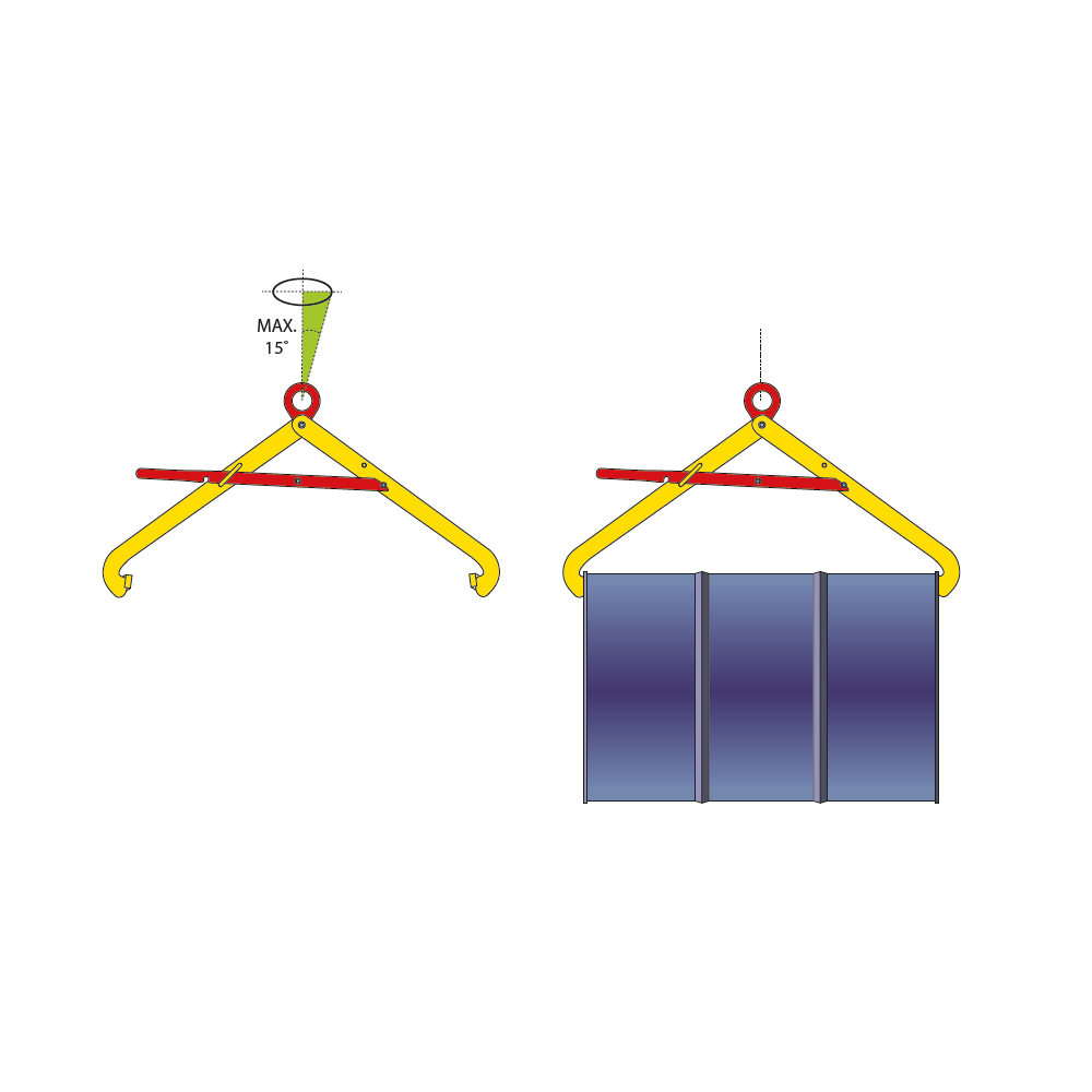 Griebtuvas TVSH statinėms kelti