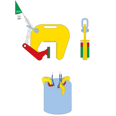 Betono žiedų ir vamzdžių griebtuvas TBC - TBC-A