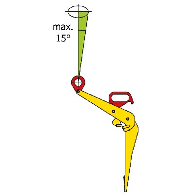 Drum lifting clamp TVKH