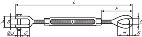 Turnbuckle_USm_225mm