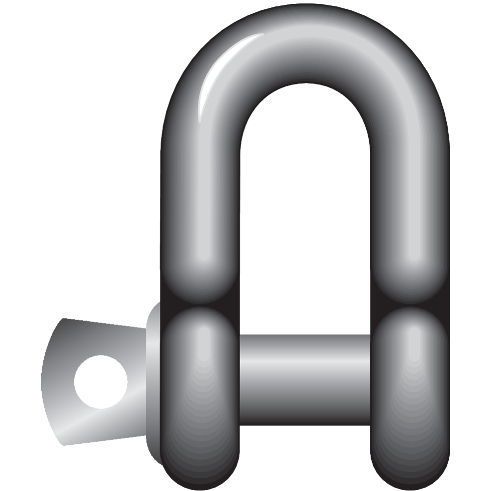 Commercial - Dee Shackle with screw collar pin