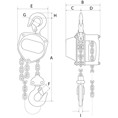 Chain Hoist Elephant PIH/H100 Cleanroom